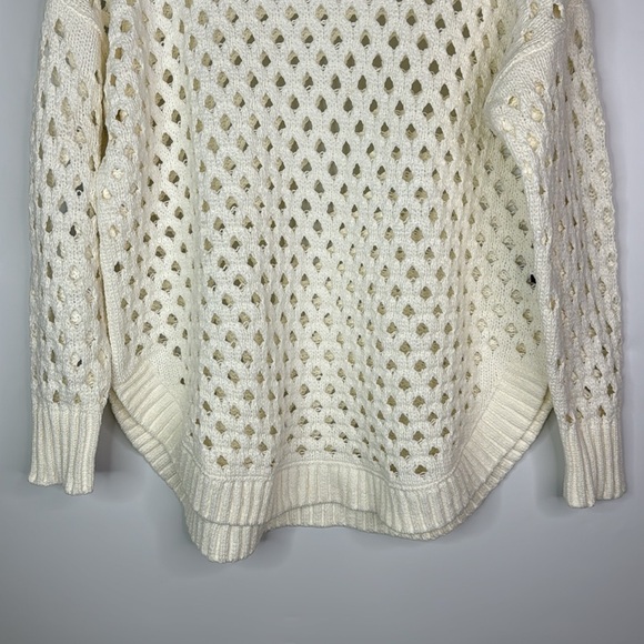 Torrid Cream Open Weaver Sweater Size 00 - Picture 3 of 9
